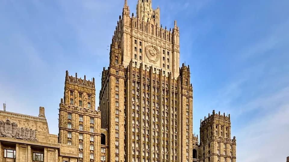 Le bâtiment du ministère des Affaires étrangères, à Moscou